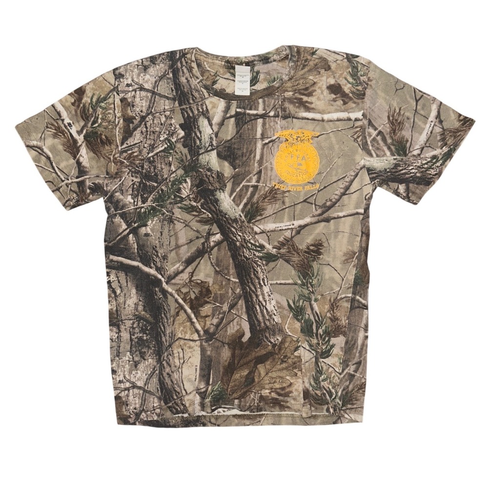 Code V FFA Thief River Falls Camo Graphic T-Shirt Mens Medium Camouflage Tee
